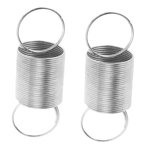 TOPBATHY 2 Stück Kraftfedern Spannungsfeder Aufhängungsfedern Frühling Federn mit Ringenden klein Austausch der Skalenfedern Feder aus Stahldraht Rostfreier Stahl Silver TOPBATHY 2 Stück Kraftfedern Spannungsfeder Aufhängungsfedern Frühling Federn mit Ringenden klein Austausch der Skalenfedern Feder aus Stahldraht Rostfreier Stahl Silver von TOPBATHY