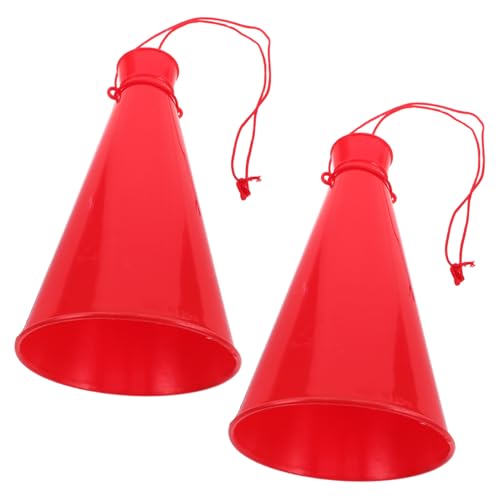 TOPBATHY 2 Stück Kunststoff Sport Lärmmacher für Party und Fußballfans Robuster Party Cheer Horn als Fanartikel von TOPBATHY