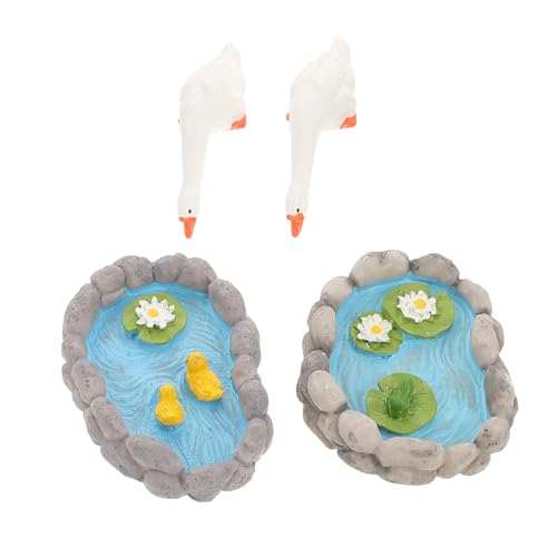 TOPBATHY 2 Stück Mini -Pool -Ornamente Feengarten-Statue Tierfiguren Feengartendekoration Gans Ornament Teichverzierungen Kleiner Gartenteich Fischteichdekoration Froschverzierung Harz TOPBATHY 2 Stück Mini -Pool -Ornamente Feengarten-Statue Tierfiguren Feengartendekoration Gans Ornament Teichverzierungen Kleiner Gartenteich Fischteichdekoration Froschverzierung Harz von TOPBATHY