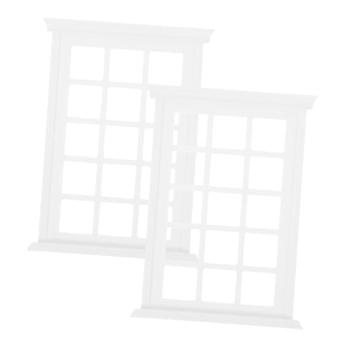 TOPBATHY 2 Stück Puppenhaus Mini Möbel Modelle Realistische Fenster für Bastel und DIY Projekte Dekorative Miniaturmöbel TOPBATHY 2 Stück Puppenhaus Mini Möbel Modelle Realistische Fenster für Bastel und DIY Projekte Dekorative Miniaturmöbel von TOPBATHY