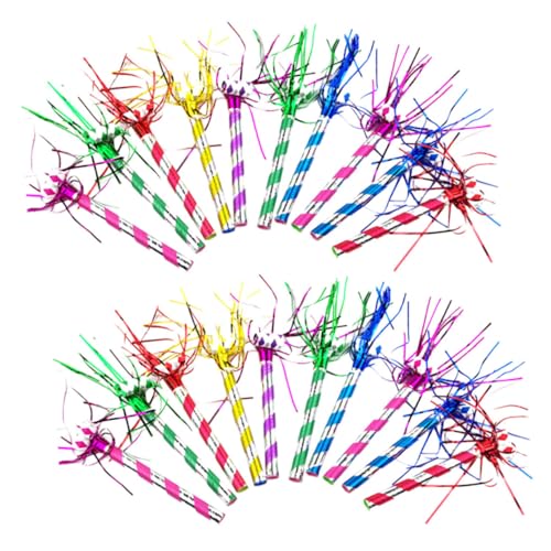 TOPBATHY 20St Quaste bläst Drachenpfeife jubeln lustige Party-Blowouts Geburtstags-Gebläse Cricket-Geräuschmacher Partygebläse Krachmacher Musikalische Party-Blowouts Krachmacher Papier TOPBATHY 20St Quaste bläst Drachenpfeife jubeln lustige Party-Blowouts Geburtstags-Gebläse Cricket-Geräuschmacher Partygebläse Krachmacher Musikalische Party-Blowouts Krachmacher Papier von TOPBATHY