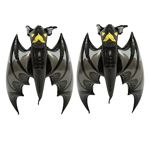 TOPBATHY 2st Fledermausballon Aus Aluminiumfolie Halloween-ballon Halloween-fledermausballons Halloween-themenballon Halloween-dekorationsballons Feiertagsballons Black TOPBATHY 2st Fledermausballon Aus Aluminiumfolie Halloween-ballon Halloween-fledermausballons Halloween-themenballon Halloween-dekorationsballons Feiertagsballons Black von TOPBATHY