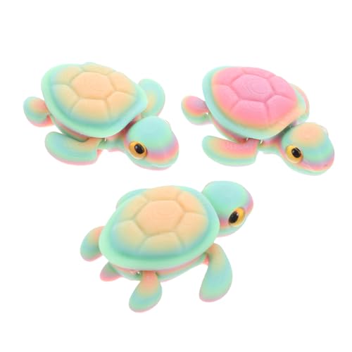 TOPBATHY 3 Stück Leuchtende Schildkröten Dekorationen mit Beweglichen Gelenken Aquarien Dekoration für Kreative Aquariengestaltungen von TOPBATHY