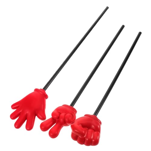 TOPBATHY 3 Stück Teiliges Fingerzeiger für Interaktive Spiele Handgesten Sticks aus Schaumstoff Rot für Unterricht und Partys für Rock Papier Schere Spiele Langlebig und Wiederverwendbar TOPBATHY 3 Stück Teiliges Fingerzeiger für Interaktive Spiele Handgesten Sticks aus Schaumstoff Rot für Unterricht und Partys für Rock Papier Schere Spiele Langlebig und Wiederverwendbar von TOPBATHY