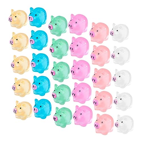 TOPBATHY 30 Stück Mini-Schweinchen-spielfiguren Im Dunkeln Leuchtendes Kunstharz Süße Tier-Schweinchen-Statue Miniatur-kunstharz Tier- TOPBATHY 30 Stück Mini-Schweinchen-spielfiguren Im Dunkeln Leuchtendes Kunstharz Süße Tier-Schweinchen-Statue Miniatur-kunstharz Tier- von TOPBATHY