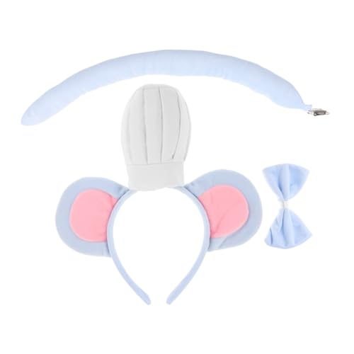 TOPBATHY Niedliches Mausohren-stirnband Fliege Und -set Für Jungen Und Mädchen Erwachsene Plüsch-rattenohren Damen-kostüm-requisiten Halloween-kopfschmuck Größe TOPBATHY Niedliches Mausohren-stirnband Fliege Und -set Für Jungen Und Mädchen Erwachsene Plüsch-rattenohren Damen-kostüm-requisiten Halloween-kopfschmuck Größe von TOPBATHY