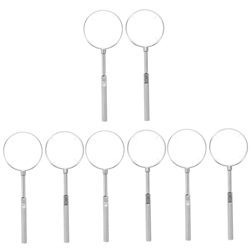 TOPBATHY 4 Sätze Optometrie-tool Optische Kreuzzylinderlinse Für Die Optometrie Optometrieteile Optisches Objektiv Handoptometriegerät Aus Metall Sehtest-tool Glas 2 Stück * 4 von TOPBATHY