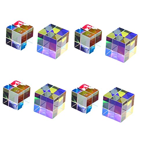 TOPBATHY 4 Sätze Spektrometer Prismen Für Den Physikunterricht Glasprismen Optisches Experiment Würfelprismen Würfelförmige Prismen-requisite Prismendekor Prisma Spiegel 2 Stück * 4 TOPBATHY 4 Sätze Spektrometer Prismen Für Den Physikunterricht Glasprismen Optisches Experiment Würfelprismen Würfelförmige Prismen-requisite Prismendekor Prisma Spiegel 2 Stück * 4 von TOPBATHY