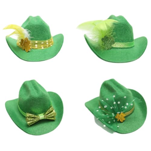 TOPBATHY 4 Stück Bogen irisch Make-up-Accessoires Patricks Day Accessoires Tiara Haarnadel für Party st. Patrick' Day Haarschmuck Mini Yingschi Hut mit Krempe Partyhut schmücken Garn TOPBATHY 4 Stück Bogen irisch Make-up-Accessoires Patricks Day Accessoires Tiara Haarnadel für Party st. Patrick' Day Haarschmuck Mini Yingschi Hut mit Krempe Partyhut schmücken Garn von TOPBATHY
