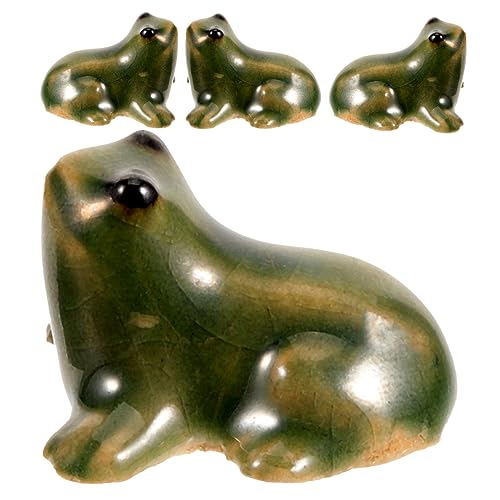 TOPBATHY 4 Stück Frosch Statuen im Freien Froschaufkleber Teichdekorationen im Freien Frosch-Panzer Animal Figures gartenskulptur Froschskulptur süße Miniatur-Froschstatue Keramik TOPBATHY 4 Stück Frosch Statuen im Freien Froschaufkleber Teichdekorationen im Freien Frosch-Panzer Animal Figures gartenskulptur Froschskulptur süße Miniatur-Froschstatue Keramik von TOPBATHY