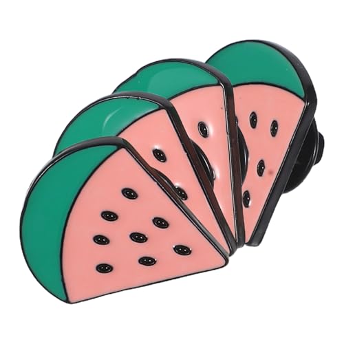 TOPBATHY 4 Stück Fruchtbrosche Wassermelonen- Stifte Für Taschen Kleiner Stift Wassermelonen-brosche Wassermelonen-pin-abzeichen Schmucknadel Brosche Pin Für Frauen Zinklegierung von TOPBATHY