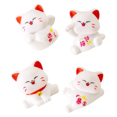 TOPBATHY 4 Stück Glückliche Katzenverzierung Katzenstatue Katzendekor Für Kleine Katzenstatuen Miniaturen Dekorationen Katzengartendekoration Katzenmodell Katzenfiguren Harz TOPBATHY 4 Stück Glückliche Katzenverzierung Katzenstatue Katzendekor Für Kleine Katzenstatuen Miniaturen Dekorationen Katzengartendekoration Katzenmodell Katzenfiguren Harz von TOPBATHY