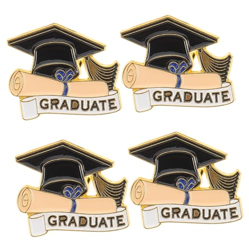 TOPBATHY 4 Stück Graduierungsbrosche Schulstifte Abschlussnadeln College -abschlussfrauen Abschlussdenkmal Abschluss Ihr Abschlussdekoration Abschlusskappe Schäden Legierung Black TOPBATHY 4 Stück Graduierungsbrosche Schulstifte Abschlussnadeln College -abschlussfrauen Abschlussdenkmal Abschluss Ihr Abschlussdekoration Abschlusskappe Schäden Legierung Black von TOPBATHY
