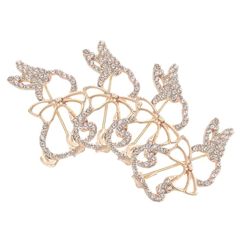 TOPBATHY 4 Stück Kaninchen Brosche Vogel-Anhänger Taschenanhänger für Damen Anstecknadeln mit Hasenbrosche Metall Brosche Tier Brosche Hasenzubehör Zubehör für Hasenkostüme Legierung Golden von TOPBATHY