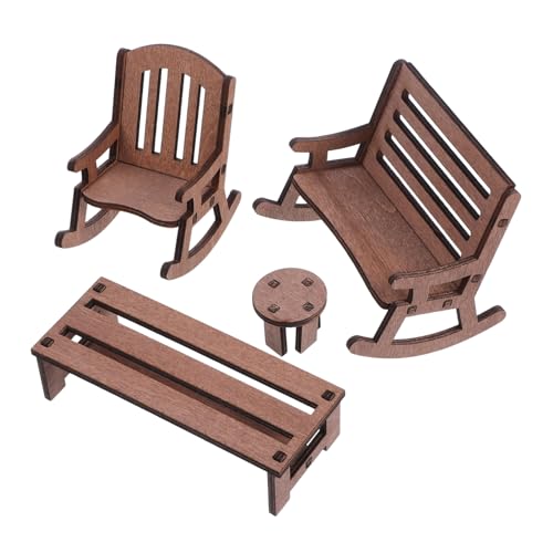 TOPBATHY 4 Stück Mikrolandschaftsmöbel Puppenhauszubehör Puppenstubenmöbel Puppenhausbank Miniatur rustikale Bank Miniatur-Puppenhausstuhl Puppenstubenstuhl Mini-Gartentisch Holz Hellbraun TOPBATHY 4 Stück Mikrolandschaftsmöbel Puppenhauszubehör Puppenstubenmöbel Puppenhausbank Miniatur rustikale Bank Miniatur-Puppenhausstuhl Puppenstubenstuhl Mini-Gartentisch Holz Hellbraun von TOPBATHY