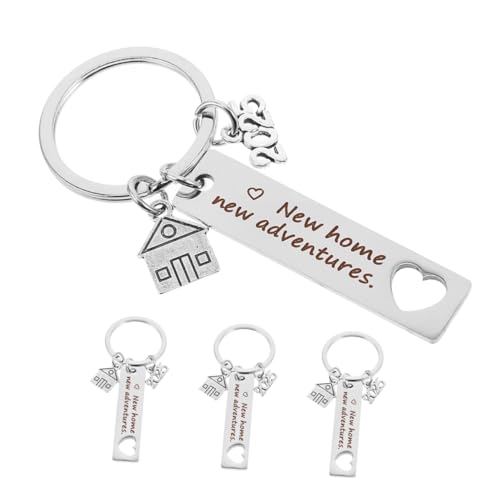 TOPBATHY 4 Stück Schlüsselanhänger Des Deckels Medaillon Bulk Ornamente Hausform Ornament Einweihungsparty Schlüsselanhänger Dekoration Einzigartiger Schlüsselanhänger Basteln TOPBATHY 4 Stück Schlüsselanhänger Des Deckels Medaillon Bulk Ornamente Hausform Ornament Einweihungsparty Schlüsselanhänger Dekoration Einzigartiger Schlüsselanhänger Basteln von TOPBATHY