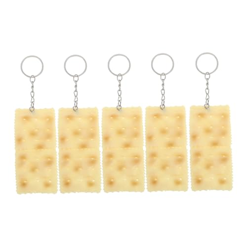 TOPBATHY 5 Stück -spielzeug-schlüsselanhänger Künstlicher Soda-cracker-schlüsselanhänger Gefälschter -schlüsselanhänger Für Rucksack Tasche Geldbörse TOPBATHY 5 Stück -spielzeug-schlüsselanhänger Künstlicher Soda-cracker-schlüsselanhänger Gefälschter -schlüsselanhänger Für Rucksack Tasche Geldbörse von TOPBATHY