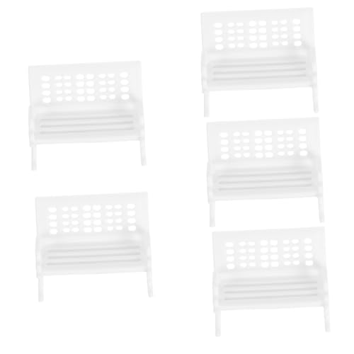 TOPBATHY 5 Stück Mini-parkstuhl Kleine Stuhltischdekoration Doll Toy Accessoires Chair Winzige Möbel Mini-Stuhl Aus Kunststoff Mini-stuhlverzierung Mini-möbelverzierung Plastik Weiß TOPBATHY 5 Stück Mini-parkstuhl Kleine Stuhltischdekoration Doll Toy Accessoires Chair Winzige Möbel Mini-Stuhl Aus Kunststoff Mini-stuhlverzierung Mini-möbelverzierung Plastik Weiß von TOPBATHY