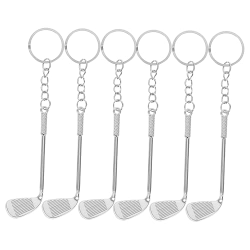 TOPBATHY 6 Stück Kreative Golfschläger Schlüsselringe für Männer und Frauen Mini Sport Themen Partykosmetik oder Taschenanhänger TOPBATHY 6 Stück Kreative Golfschläger Schlüsselringe für Männer und Frauen Mini Sport Themen Partykosmetik oder Taschenanhänger von TOPBATHY
