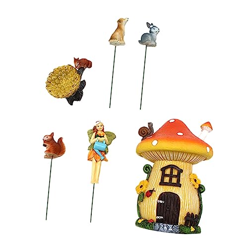 TOPBATHY Deko-Ornamente Set Aus Kunstharz – Zubehör Miniatur-Dekoration Bruch- Basteln Für von TOPBATHY