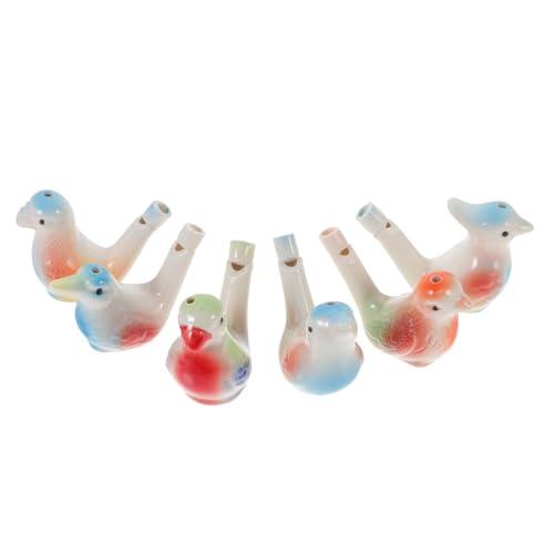 TOPBATHY 6Stücke Vogelspielzeug Keramikpfeifen Lustige für Jungen und zu Geburtstagen und Feiertagen zu Bedienen TOPBATHY 6Stücke Vogelspielzeug Keramikpfeifen Lustige für Jungen und zu Geburtstagen und Feiertagen zu Bedienen von TOPBATHY