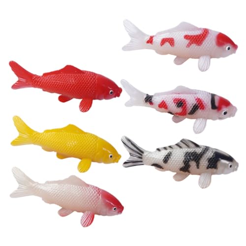 TOPBATHY Aquarium-verschönerung: 6 Mini-fischmodelle Aus PVC Für Die Aquarium-Fotografie TOPBATHY Aquarium-verschönerung: 6 Mini-fischmodelle Aus PVC Für Die Aquarium-Fotografie von TOPBATHY