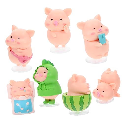 TOPBATHY 7 Teiliges Schweinchen Ornament Auto Das Tier Tiere Mikro Landschaftsdekoration Schweinchen Statue Entzückende Schweine Statue Schweinefiguren Schweine Statue TOPBATHY 7 Teiliges Schweinchen Ornament Auto Das Tier Tiere Mikro Landschaftsdekoration Schweinchen Statue Entzückende Schweine Statue Schweinefiguren Schweine Statue von TOPBATHY
