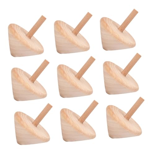 TOPBATHY 9st Kreiselspielzeug Aus Holz Außendekoration Lampen-kits Dekoratives Puppenhaus Handspielzeug Streamer- Babyspielzeug Oberteil in Log-farbe Hölzern Beige TOPBATHY 9st Kreiselspielzeug Aus Holz Außendekoration Lampen-kits Dekoratives Puppenhaus Handspielzeug Streamer- Babyspielzeug Oberteil in Log-farbe Hölzern Beige von TOPBATHY