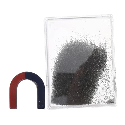 TOPBATHY Box Magnetisches Instrument Physikalische Ausrüstung Werkzeuge Schulprojekte Physik Lehrgerät Wissenschaftliches Instrument Metallpulver Wissenschaftliches Experiment Versorgung von TOPBATHY