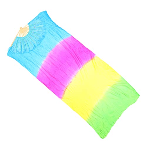 TOPBATHY Bunter Faltbarer Damen Seiden Fächer für Bauchtanz und Leicht für Bühnenauftritte Hochzeiten Halloween und Tanzveranstaltungen TOPBATHY Bunter Faltbarer Damen Seiden Fächer für Bauchtanz und Leicht für Bühnenauftritte Hochzeiten Halloween und Tanzveranstaltungen von TOPBATHY