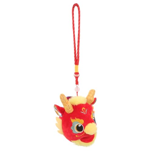 TOPBATHY Chinesisches Neujahrs Drachen Maskottchen Plüschtier Stofftier Dragon Doll Dekoration zum Aufhängen für Familie Freunde Geburtstag von TOPBATHY