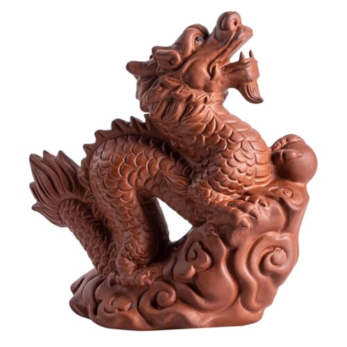 TOPBATHY Drachenverzierung Mondjahr-Figur Drachenhandwerksdekor Drachen-Maskottchen-Puppe Tierstatuen- Feengarten Schrank-drachenstatue Drachen-Tier- Brown Ton TOPBATHY Drachenverzierung Mondjahr-Figur Drachenhandwerksdekor Drachen-Maskottchen-Puppe Tierstatuen- Feengarten Schrank-drachenstatue Drachen-Tier- Brown Ton von TOPBATHY
