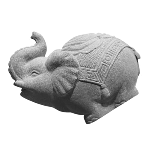 TOPBATHY Elefantenstatue Sandstein Elefantenornament Steintierskulptur Kleiner Elefant Elegantes Dekorationsstück Für Zuhause TOPBATHY Elefantenstatue Sandstein Elefantenornament Steintierskulptur Kleiner Elefant Elegantes Dekorationsstück Für Zuhause von TOPBATHY