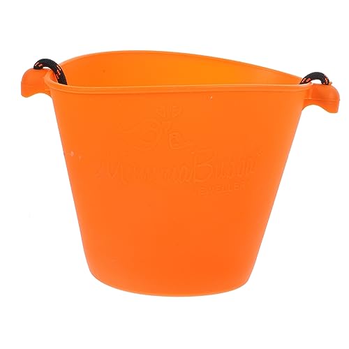 TOPBATHY Faltbarer Eimer Für Tragbarer Zusammenklappbarer Wassereimer Für Outdoor Spiele Strand Und Badewanne Orange Ideal Für Sandspielzeug Und Wasserspaß TOPBATHY Faltbarer Eimer Für Tragbarer Zusammenklappbarer Wassereimer Für Outdoor Spiele Strand Und Badewanne Orange Ideal Für Sandspielzeug Und Wasserspaß von TOPBATHY