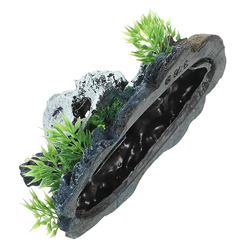 TOPBATHY Fischaquarium Dekoration Ornament für Aquarium Landschaft Realistisch aus Resin Mystisches Design für Fischbehälter und Terrarien von TOPBATHY