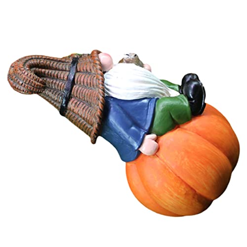 TOPBATHY Gnom-Ornament küchendekoration wohnzimmerdeko Dekoration Herbst gartendeko Herbst Dekoration Plüsch Mini-GNOME-Figur dekorativer Kürbiszwerg Gartenzwerg lustig Zwergfigur aus Harz TOPBATHY Gnom-Ornament küchendekoration wohnzimmerdeko Dekoration Herbst gartendeko Herbst Dekoration Plüsch Mini-GNOME-Figur dekorativer Kürbiszwerg Gartenzwerg lustig Zwergfigur aus Harz von TOPBATHY