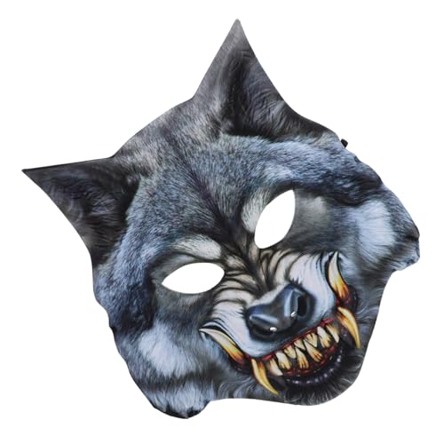 TOPBATHY Halloween- Halloween-säuberung Maskerade Led- Cosplay Mantel Fuchsmaske Beängstigende Halloween-tiermaske Für Party Lustige Wolfsmaske Eva TOPBATHY Halloween- Halloween-säuberung Maskerade Led- Cosplay Mantel Fuchsmaske Beängstigende Halloween-tiermaske Für Party Lustige Wolfsmaske Eva von TOPBATHY