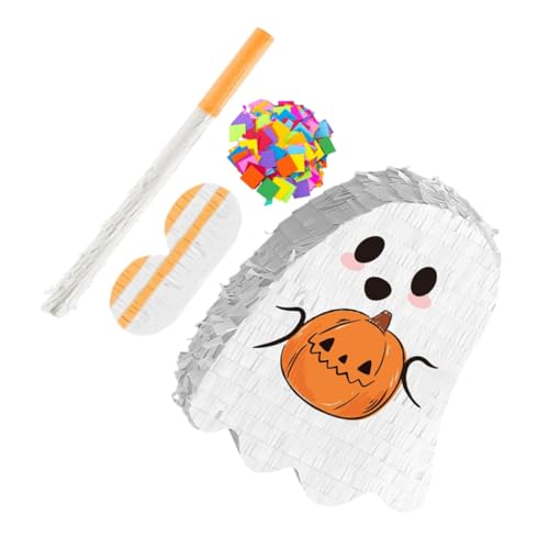 TOPBATHY Halloween Piñata Robustes Party Deko zum Befüllen mit Süßigkeiten Hängende Geisterform für Halloween und Mexikanische Karnevalsthemen für Familienfeste und Schulveranstaltungen TOPBATHY Halloween Piñata Robustes Party Deko zum Befüllen mit Süßigkeiten Hängende Geisterform für Halloween und Mexikanische Karnevalsthemen für Familienfeste und Schulveranstaltungen von TOPBATHY