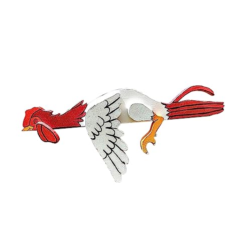 TOPBATHY Huhn Schmücken Dekorative Holz Huhn Figur Zaun Dekorationen Home-Office Ornament TOPBATHY Huhn Schmücken Dekorative Holz Huhn Figur Zaun Dekorationen Home-Office Ornament von TOPBATHY