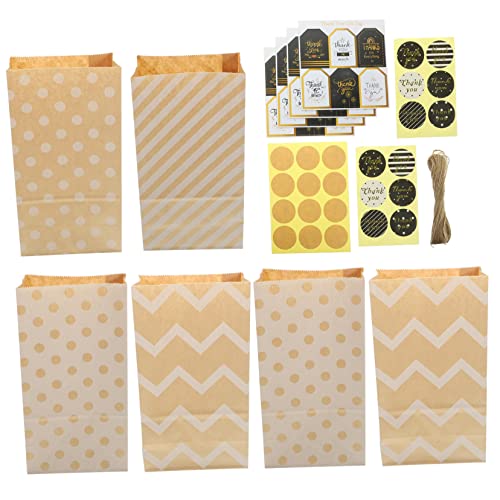 TOPBATHY Kleine Kraftpapier Geschenktüten Mit Aufklebern Und Hängenden Tags Perfekte üßigkeitentüten Für Partys Kindergeburtstage Und TOPBATHY Kleine Kraftpapier Geschenktüten Mit Aufklebern Und Hängenden Tags Perfekte üßigkeitentüten Für Partys Kindergeburtstage Und von TOPBATHY