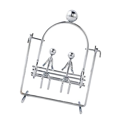TOPBATHY Kreative Kinetische Iron Couple Figurine mit Balance Ball Schwingendes Tumbler Ornament für Schreibtischdekoration und Physik Demonstration für Erwachsene und Wissenschafts TOPBATHY Kreative Kinetische Iron Couple Figurine mit Balance Ball Schwingendes Tumbler Ornament für Schreibtischdekoration und Physik Demonstration für Erwachsene und Wissenschafts von TOPBATHY
