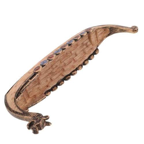 TOPBATHY Kreatives Resin Schiffmodell Piratenschiff Retro Deko Kleines Boot für Schreibtisch Wohnzimmer Vielseitige nautische Wohnkultur Detailreiche Handwerkskunst von TOPBATHY