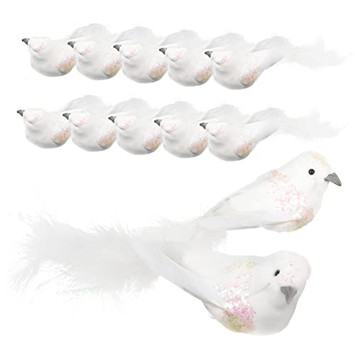 TOPBATHY Künstliche Vögel Für Dekorationen Spatzenfiguren 12 Stück Lebensechte Miniaturvögel Für Gartenschmuck TOPBATHY Künstliche Vögel Für Dekorationen Spatzenfiguren 12 Stück Lebensechte Miniaturvögel Für Gartenschmuck von TOPBATHY