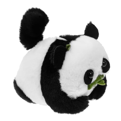 TOPBATHY Niedliches Panda Plüschanhänger Schlüsselanhänger mit Schwanzbewegung Weiches Leichtes Stofftier Modisches für Frauen und Mädchen Langlebiges Design von TOPBATHY