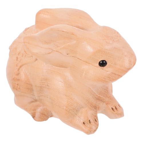 TOPBATHY Handgeschnitzte Holzfigur Osterhase Mittelpunkt Wohndekor Miniatur Skulptur TOPBATHY Handgeschnitzte Holzfigur Osterhase Mittelpunkt Wohndekor Miniatur Skulptur von TOPBATHY