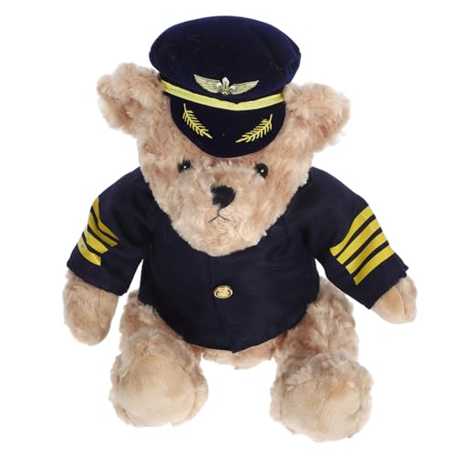 TOPBATHY Plüschbär Ausgestopftes Bärentier Weiches Bärenspielzeug Plüsch Stofftier Weicher Plüschbär Ausgestopfte Bärenpuppe Plüsch-pilotbär Stofftier Bär Pp Baumwolle TOPBATHY Plüschbär Ausgestopftes Bärentier Weiches Bärenspielzeug Plüsch Stofftier Weicher Plüschbär Ausgestopfte Bärenpuppe Plüsch-pilotbär Stofftier Bär Pp Baumwolle von TOPBATHY