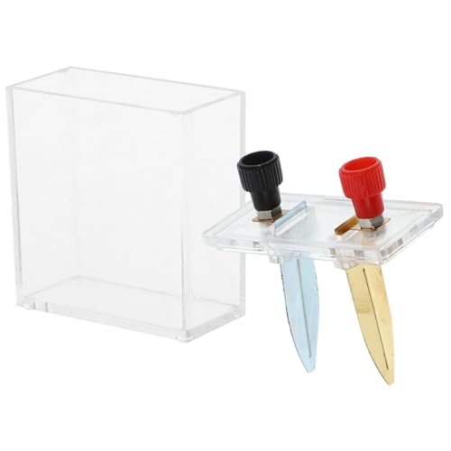 TOPBATHY Primärbatterie Experimentierkit mit Kupferstreifen Grundlegendes Batterie Experimentiergerät für Physikunterricht Schüler und Lehrer Batterietestgerät für Salz und von TOPBATHY