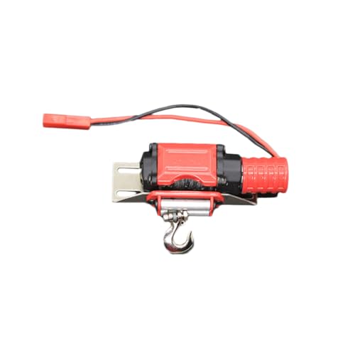 TOPBATHY Rc Crawler Auto Zubehör Rot Schwarz mit Hoher Simulation Leise und Energiesparend Geeignet für Vordere und Hintere Montage von TOPBATHY