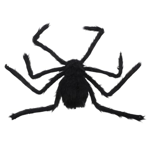 TOPBATHY Realistische Leuchtende Spinne mit Sound und Beweglicher Technik Gruselige Dekoration für Garten Rasen und Outdoor Partys von TOPBATHY