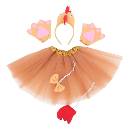 TOPBATHY Realistisches 3d-hühner-stirnband Tutu-set Osterhuhn-kostüm-set Für Erwachsene Jungen Und Mädchen TOPBATHY Realistisches 3d-hühner-stirnband Tutu-set Osterhuhn-kostüm-set Für Erwachsene Jungen Und Mädchen von TOPBATHY